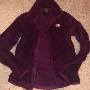 Purple fleece North Face✨